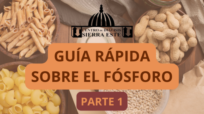 Guía rápida sobre el fósforo